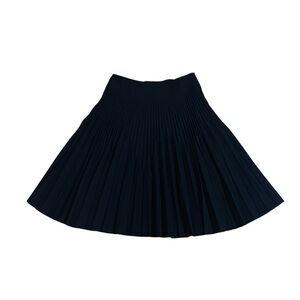 Y2K D Studio Pleated Black A-Line Skirt Whimsy Goth Vampire Diaries Gothic Punk